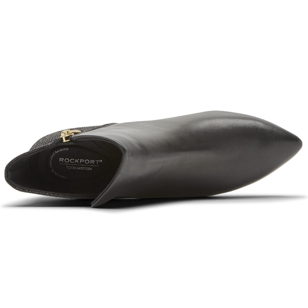 Rockport Kängor Dam Svarta - Total Motion Alaiya Ankle - CQUNB2506